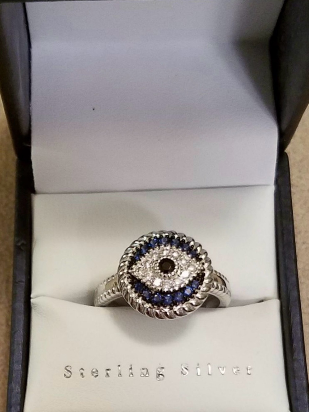 925 Sterling Silver Ring sz9